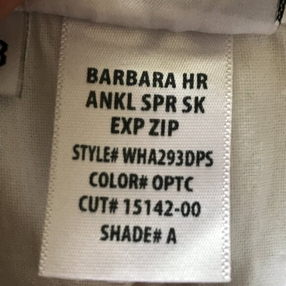 Hudson High Rise Barbara Ankle Super Skinny Jeans Women size 28 White Stretch - Picture 15 of 15